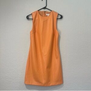 House of Harlow 1960 Orange Sleeveless Sheath Dress